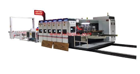 Corrugated cardboard flexographic printing machine